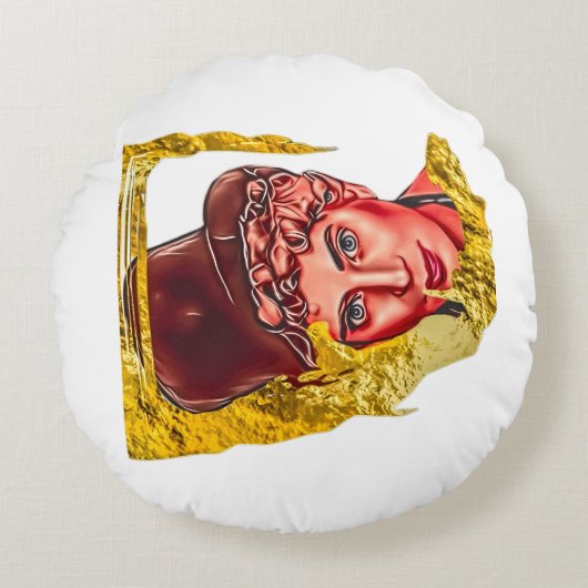 Cojín redondo decorativo ラウンドクッション (正面)