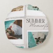 Cojín Redondo Decorativo Personalizado | Suave ラウンドクッション (裏面)