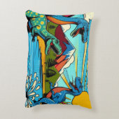 Cojín redondo dinosaurios アクセントクッション (裏面(縦))