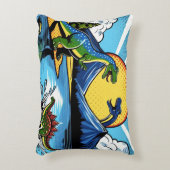 Cojín redondo dinosaurios アクセントクッション (正面(垂直))