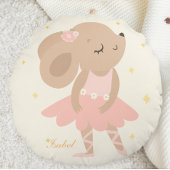 Cojín Redondo Mouse ballerina pillow, mouse baller ラウンドクッション