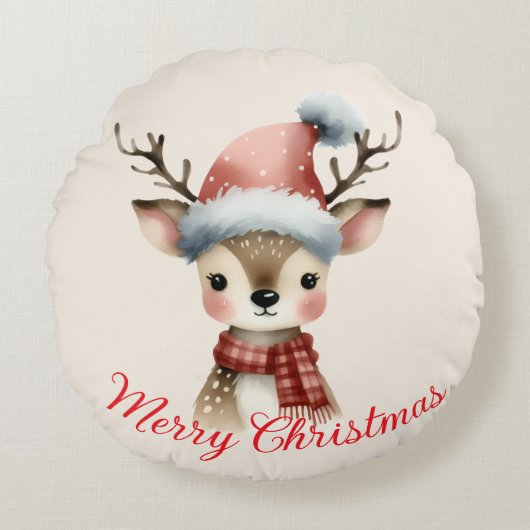 Cojín Redondo Reno  Navideño  ラウンドクッション (正面)