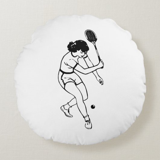 Cojin redondo tenista ラウンドクッション (正面)