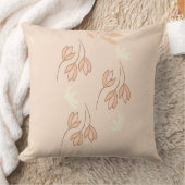 Cojin romantico con flores クッション (ブランケット)