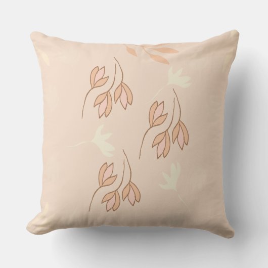 Cojin romantico con flores クッション (正面)