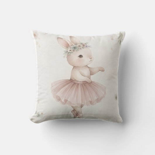 Cojín tierno con diseño de conejita,Personalizable クッション (正面)