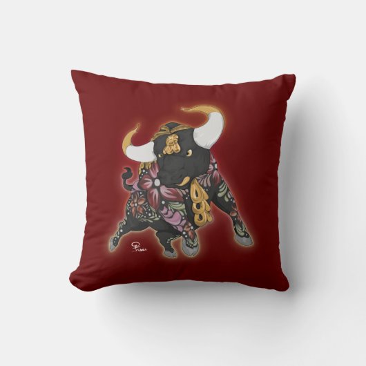 Cojín Torito De Pucará クッション (正面)