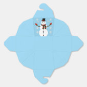 Cojines, Cojín de 16" x 16" snowman  フェイバーボックス (見開き)