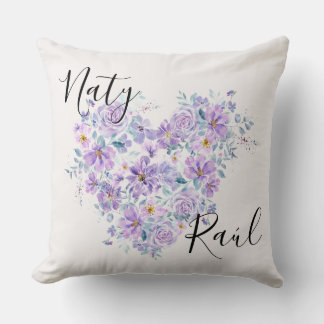 Cojines Personalizados para Parejas en Tonos Lila クッション