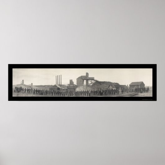 Coker Mine Livingston Photo 1915 ポスター (正面)