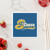 Coker University Cobras Logo スタンダードカクテルナプキン (インサイチュ)