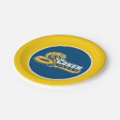 Coker University Cobras Logo ペーパープレート (アングル)