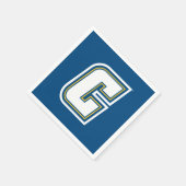 Coker University Logo スタンダードカクテルナプキン (角)