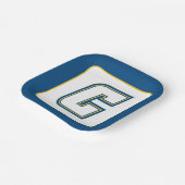 Coker University Logo ペーパープレート (傾斜あり)