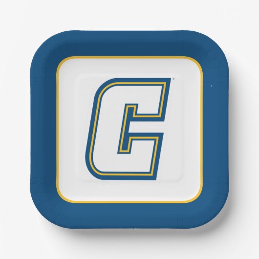 Coker University Logo ペーパープレート (正面)