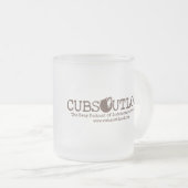 COLのドラッグ競争のマグV2 フロストグラスマグカップ (正面右)