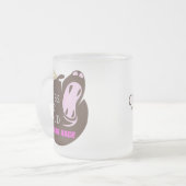 COLのドラッグ競争のマグV2 フロストグラスマグカップ (正面左)