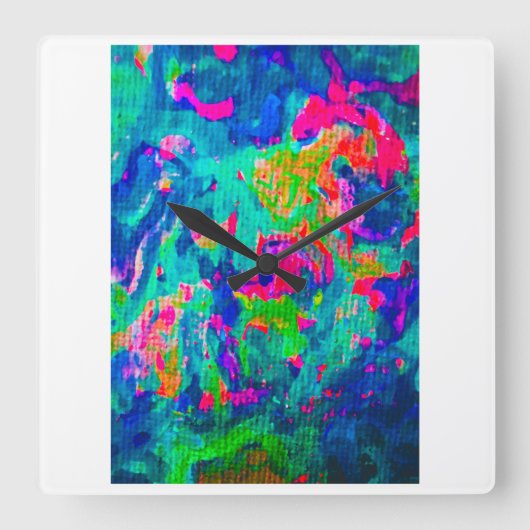 COLクロック スクエア壁時計 (正面)