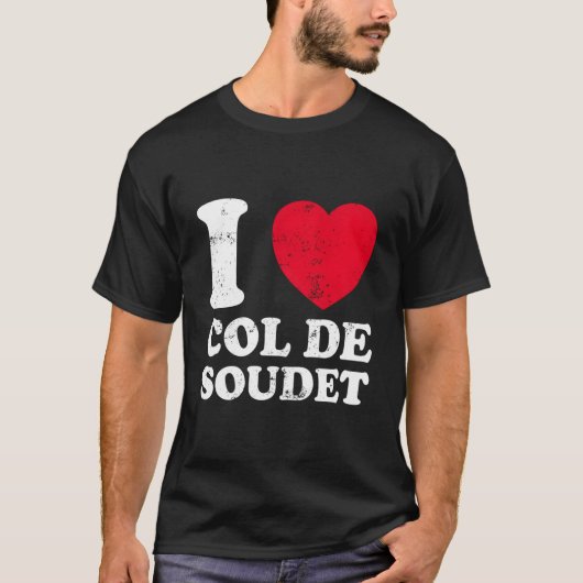 Col De Soudet Cycling Bike Tシャツ (正面)