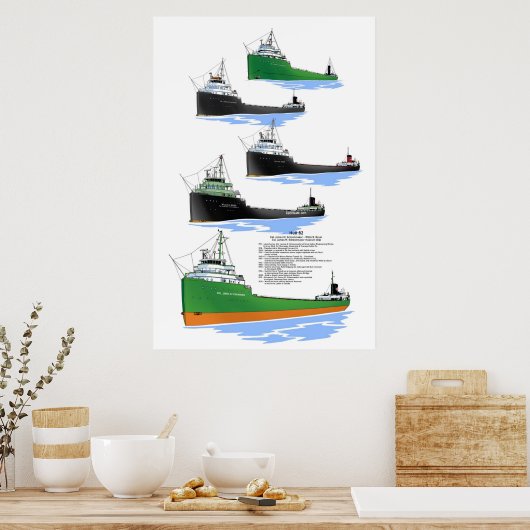 Col. James M. Schoonmaker博物館船歴 ポスター (キッチン)