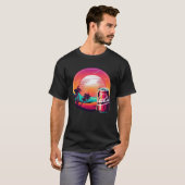 Cola Synthwave 80sレトロウェーブエステティック Tシャツ (正面フル)