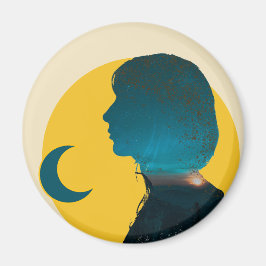 Colagem Dramática, Emocional e Intensa Laranja マグネット