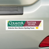 Colavitaニューメキシコのサイクリングのチーム バンパーステッカー (車上)