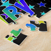 「COLBY」名、おもしろい「ハッピーバースデー」 ジグソーパズル (側面)