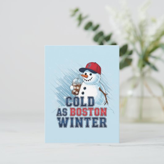 Cold as Boston Winter ポストカード (スタンド正面)
