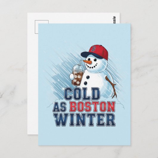Cold as Boston Winter ポストカード (正面/裏面)