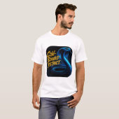 Cold Blooded Instinct Cobra Snake Graphic Tシャツ (正面フル)