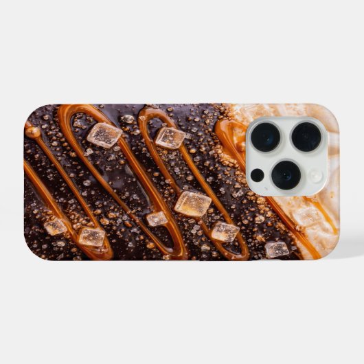 Cold Brew with Foam Inspired PopTart Coffee Vibes iPhoneケース (裏面横)