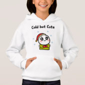 Cold but Cute Hoodie – Funny Winter Sweatshirt (正面)