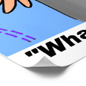 Cold & Flu Season Cartoon Print ポスター (角)