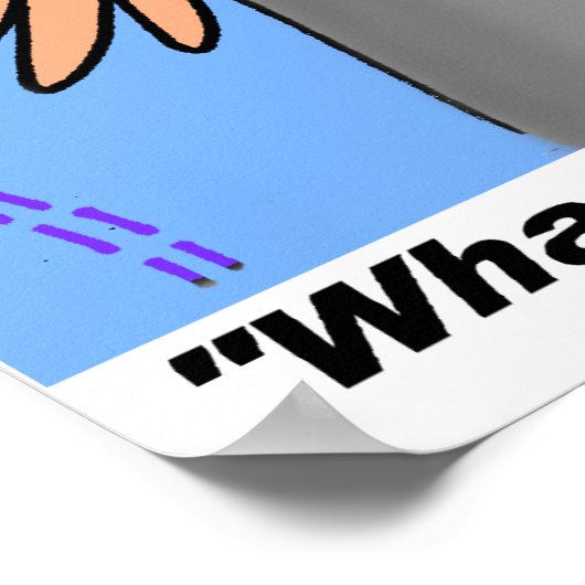 Cold & Flu Season Cartoon Print ポスター (角)