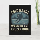 Cold Hands Warm Heart Frozen Rink – Ice Hockey Win カード (正面)