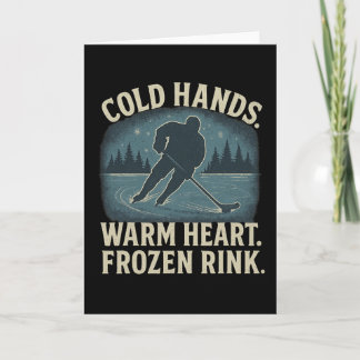 Cold Hands Warm Heart Frozen Rink – Ice Hockey Win カード