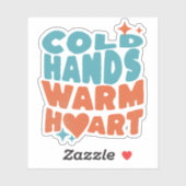 Cold Hands Warm Heart - Massage Therapy and Nurse シール (シート)