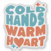 Cold Hands Warm Heart - Massage Therapy and Nurse シール (正面)