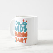 Cold Hands Warm Heart - Massage therapy / Nursing コーヒーマグカップ (正面左)
