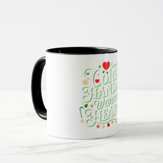 Cold Hands, Warm Heart Mug マグカップ (正面左)