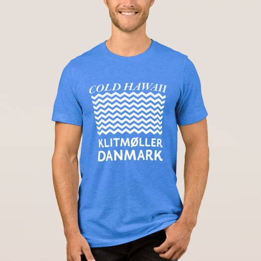 Cold Hawaii - Klitmøller Denmark - Surfing Denmark トライブレンドTシャツ (正面)