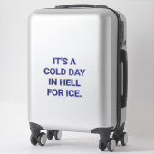 COLD HELL FOR ICE Hankamer Artjunkhaus Peace Love シール (スーツケース)