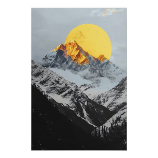 cold mountains and gold moon ポスター (正面)