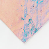Cold multicolor beautiful futuristic pattern. Abst フリースブランケット (角)