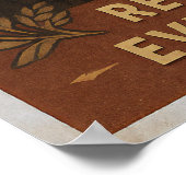 Cold One – ビール愛好家ヴィンテージアート ポスター (角)