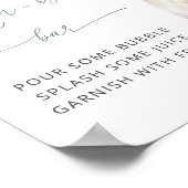 Cold Outside Baby Clothes Baby Shower Mom-osa Bar ポスター (角)