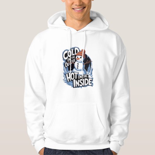 Cold Outside Hot Inside Hoodie パーカ (正面)