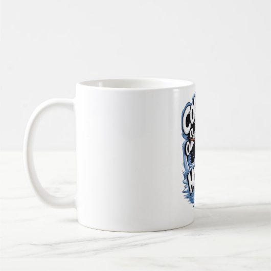 Cold Outside Hot Inside Mug コーヒーマグカップ (左)