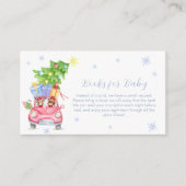 Cold Outside Reindeer Bear Books For Baby Shower  エンクロージャーカード (正面)